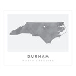 Load image into Gallery viewer, Durham, North Carolina Map | Backstory Map Co.
