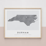 Load image into Gallery viewer, Durham, North Carolina Map | Backstory Map Co.
