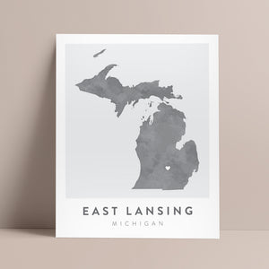 michigan state university wall art