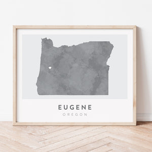 Eugene, Oregon Map | Backstory Map Co.
