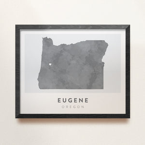 Eugene, Oregon Map | Backstory Map Co.