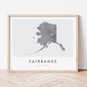 Fairbanks, Alaska Map | Backstory Map Co.