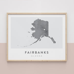 Fairbanks, Alaska Map | Backstory Map Co.