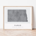 Load image into Gallery viewer, Fargo, North Dakota Map | Backstory Map Co.
