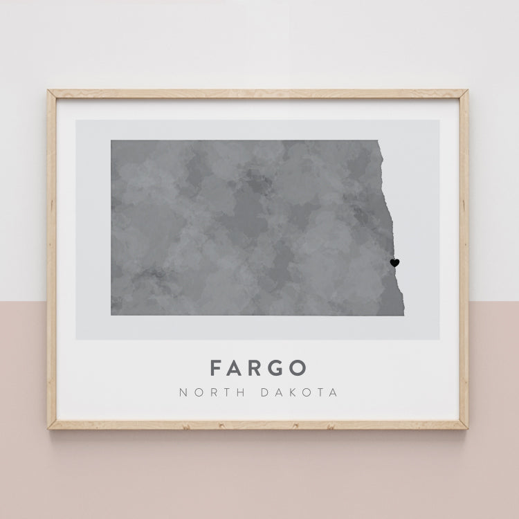 Fargo, North Dakota Map | Backstory Map Co.