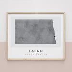 Load image into Gallery viewer, Fargo, North Dakota Map | Backstory Map Co.
