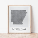 Load image into Gallery viewer, Fayetteville, Arkansas Map | Backstory Map Co.
