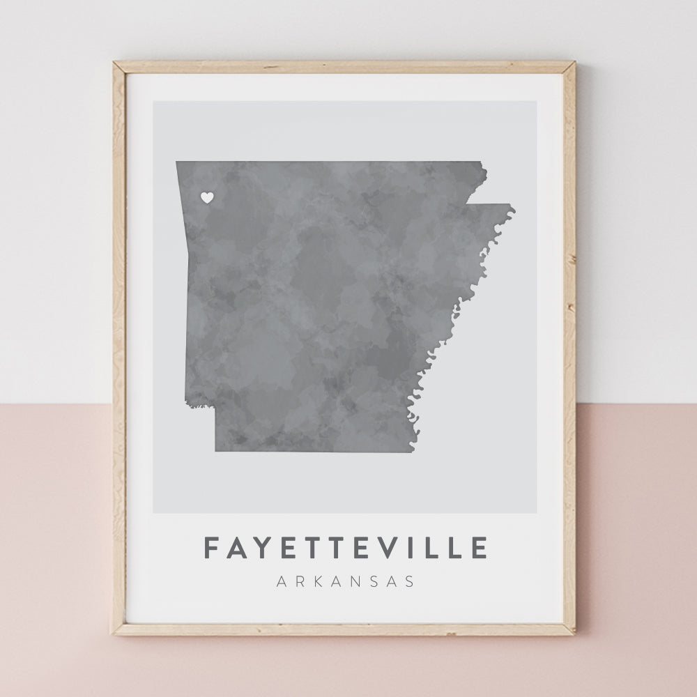 fayetteville arkansas poster