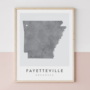 fayetteville arkansas poster