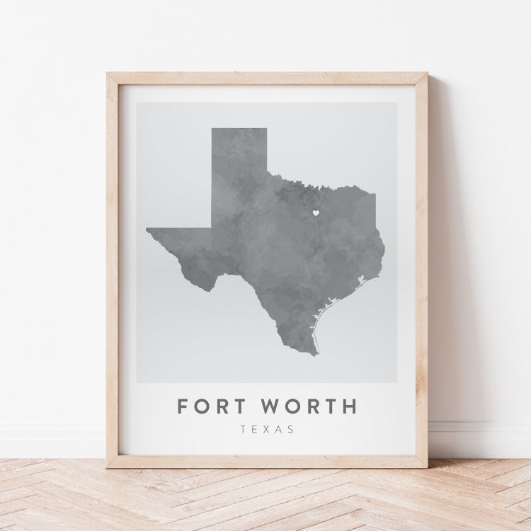 Fort Worth, Texas Map | Backstory Map Co.
