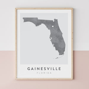 Gainesville, Florida Map | Backstory Map Co.