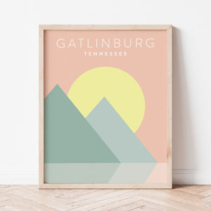 gatlinburg tennessee poster
