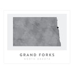 Load image into Gallery viewer, Grand Forks, North Dakota Map | Backstory Map Co.
