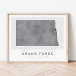 Load image into Gallery viewer, Grand Forks, North Dakota Map | Backstory Map Co.
