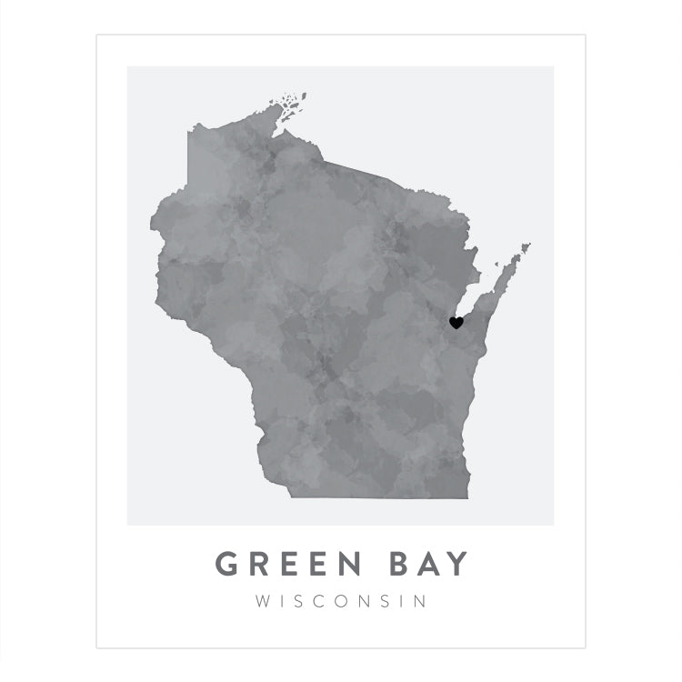 Green Bay, Wisconsin Map | Backstory Map Co.