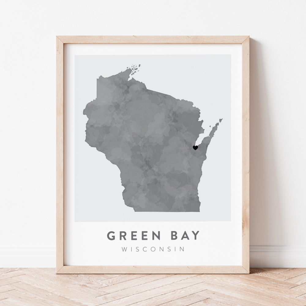 green bay wisconsin map