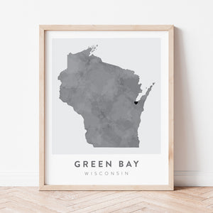green bay wisconsin map