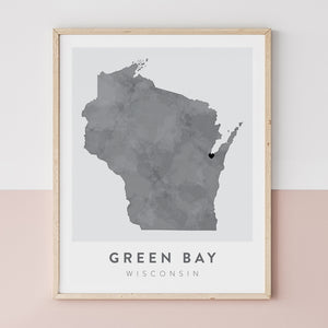 map of green bay wisconsin
