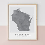 Load image into Gallery viewer, Green Bay, Wisconsin Map | Backstory Map Co.

