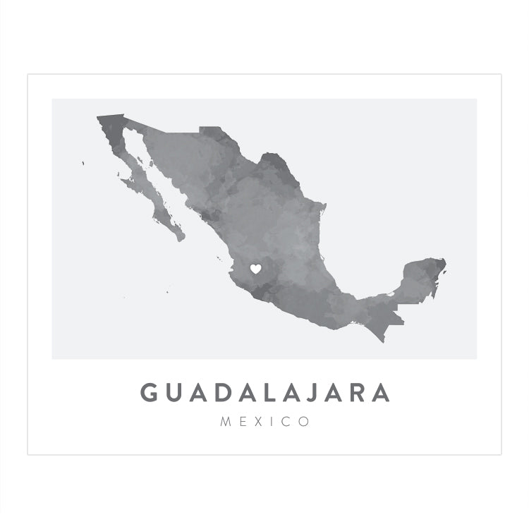 Guadalajara, Mexico Map | Backstory Map Co.