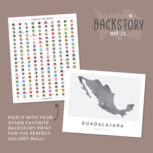 guadalajara mexico poster