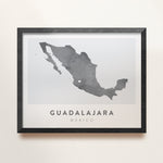 Load image into Gallery viewer, Guadalajara, Mexico Map | Backstory Map Co.
