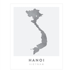 Hanoi, Vietnam Map | Backstory Map Co.