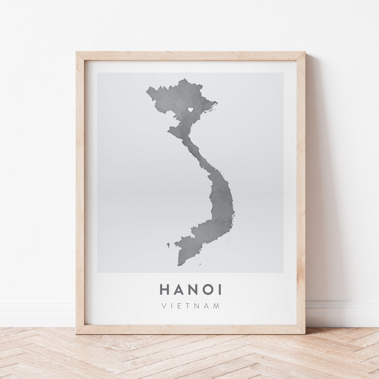 Hanoi, Vietnam Map | Backstory Map Co.