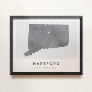 Hartford, Connecticut Map | Backstory Map Co.