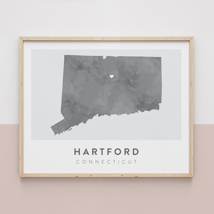 Hartford, Connecticut Map | Backstory Map Co.