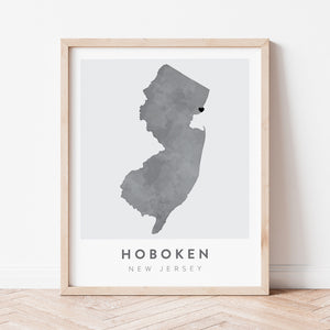 hoboken nj map