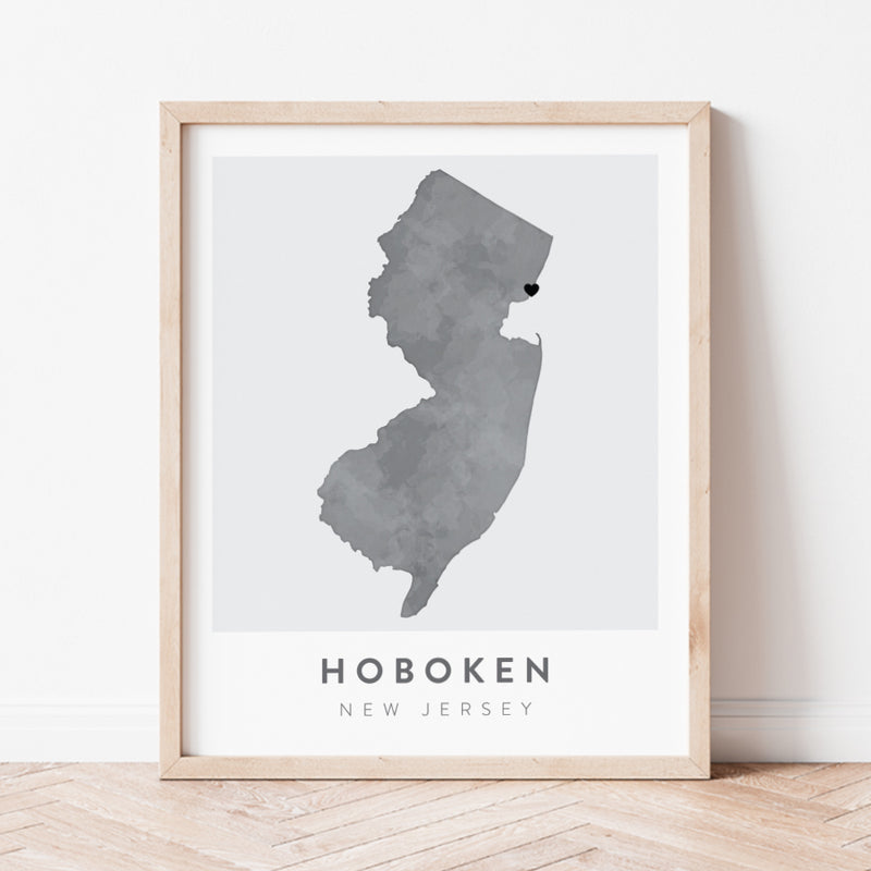 hoboken nj map