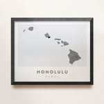 Load image into Gallery viewer, Honolulu, Hawaii Map | Backstory Map Co.

