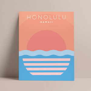 honolulu hawaii wall art
