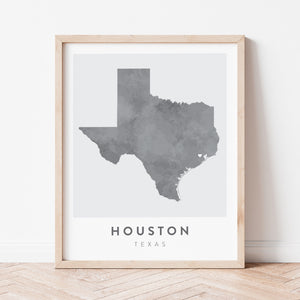 Houston, Texas Map | Backstory Map Co.
