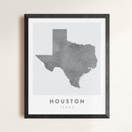 Load image into Gallery viewer, Houston, Texas Map | Backstory Map Co.
