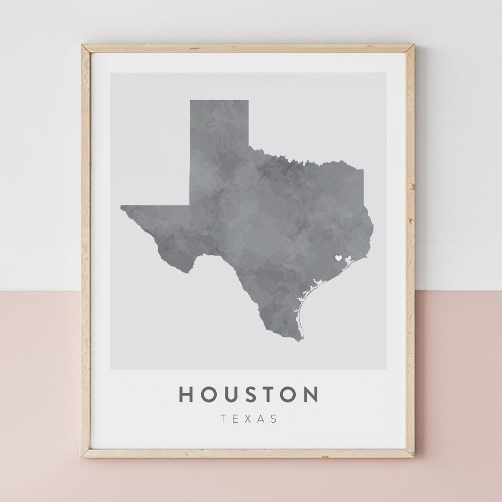 Houston, Texas Map | Backstory Map Co.