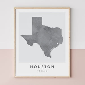 Houston, Texas Map | Backstory Map Co.