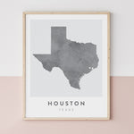 Load image into Gallery viewer, Houston, Texas Map | Backstory Map Co.
