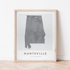 Huntsville, Alabama Map | Backstory Map Co.