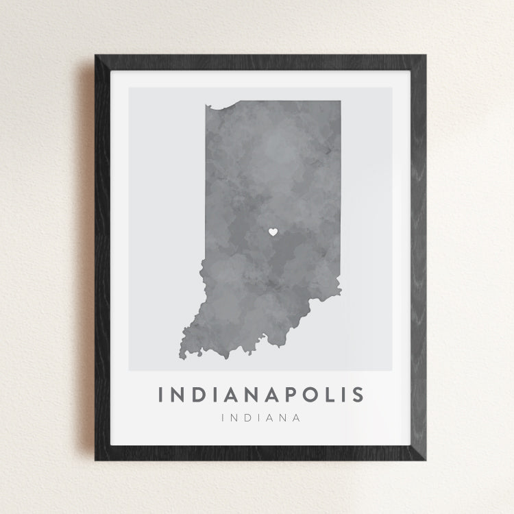 Indianapolis, Indiana Map | Backstory Map Co.