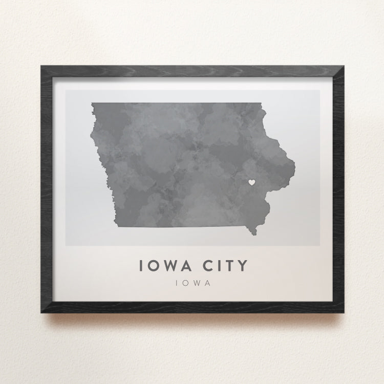 Iowa City, Iowa Map | Backstory Map Co.