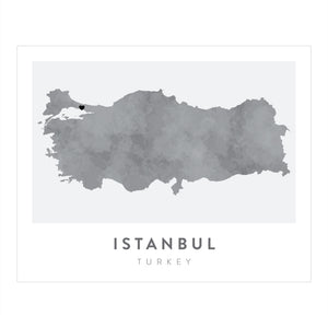 Istanbul, Turkey Map | Backstory Map Co.