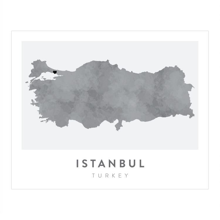 Istanbul, Turkey Map | Backstory Map Co.
