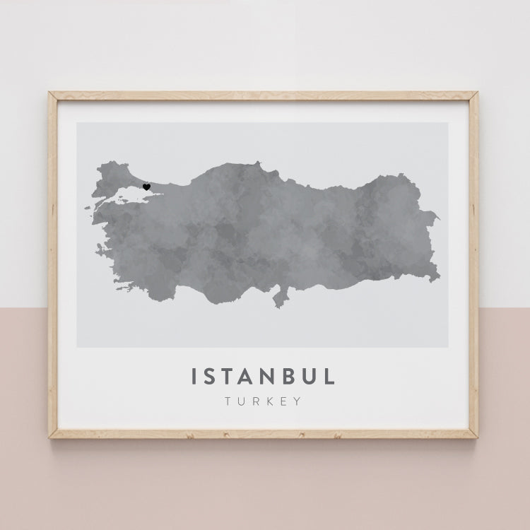 Istanbul, Turkey Map | Backstory Map Co.