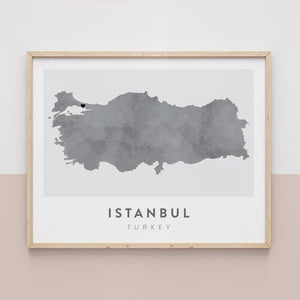 Istanbul, Turkey Map | Backstory Map Co.