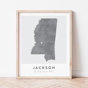 map of jackson mississippi