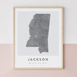 Load image into Gallery viewer, Jackson, Mississippi Map | Backstory Map Co.
