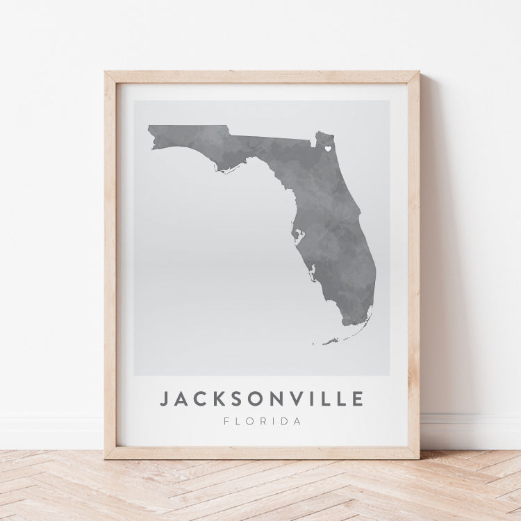 Jacksonville, Florida Map | Backstory Map Co.