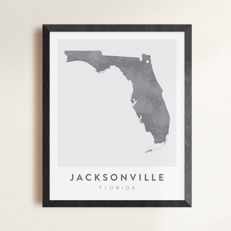 Jacksonville, Florida Map | Backstory Map Co.